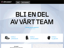 Tablet Screenshot of loplabbet.se